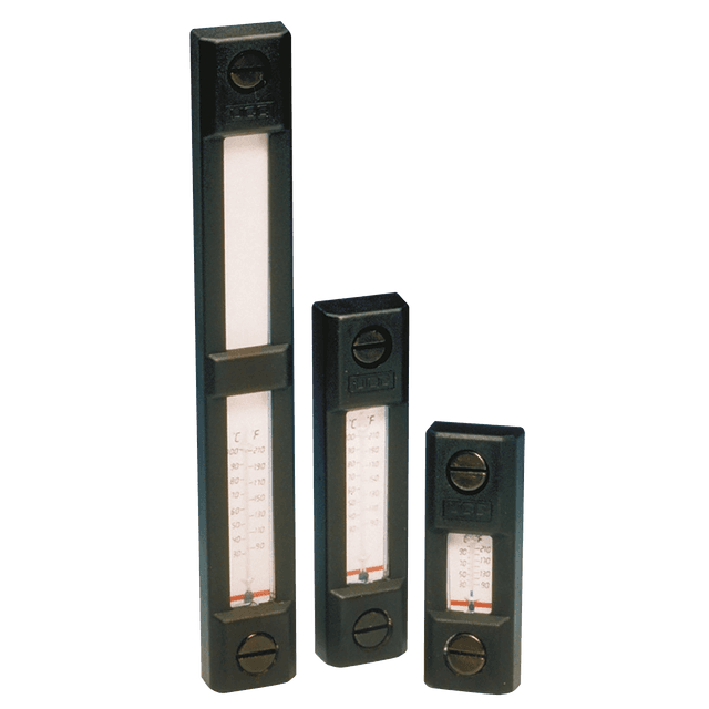 Parker 76MM Centres Fluid Level Gauge with Thermometer