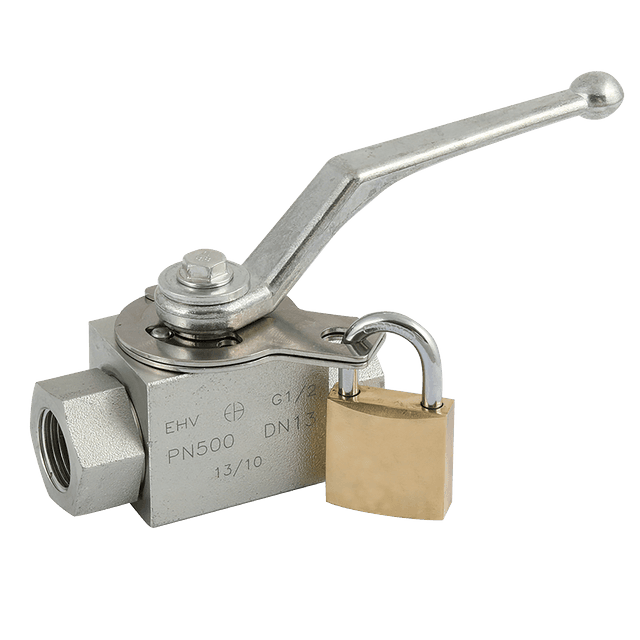 FT Pro 1/2" BSP Parallel Female Ball Valve 2 Way Lockable